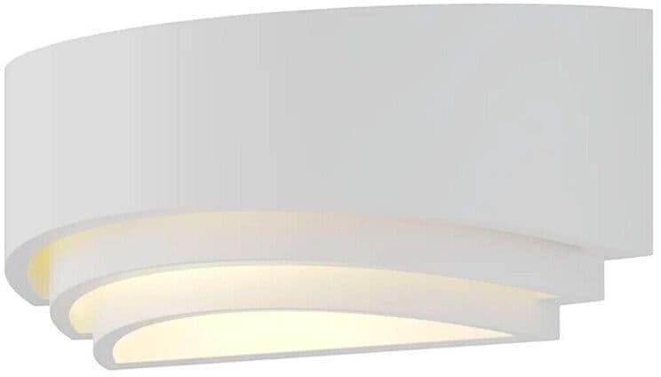Applique Da Parete In Gesso Verniciabile Attacco R7s Luce Doppia Emissione Universo in Applique GloriaShopOnline - San Prisco, commercioVirtuoso.it