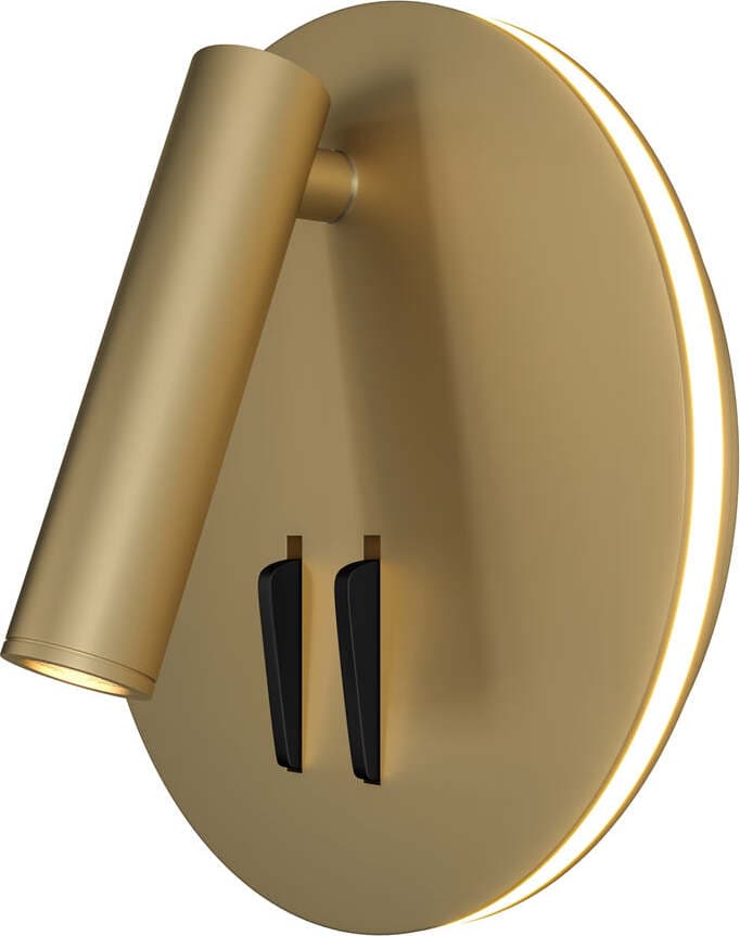 Applique-Da-Parete-Interno-Moderno-Ios-176-Alluminio-Oro-Luce-Led-Integrato-9W