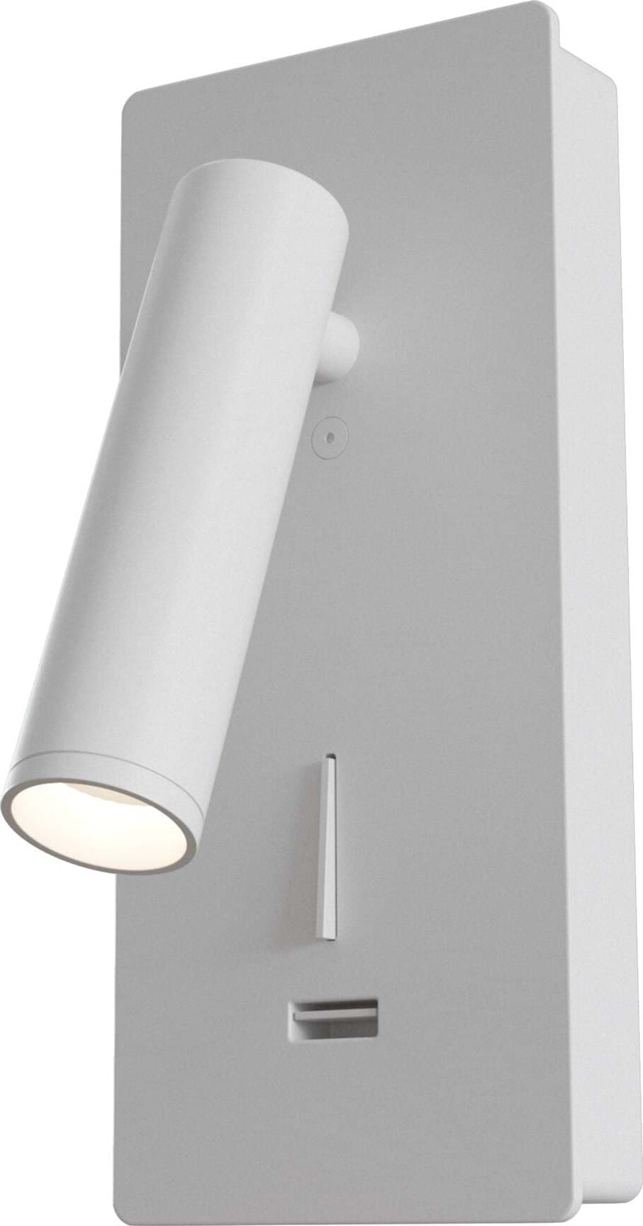 Applique-Da-Parete-Interno-Moderno-Mirax-Metallo-Bianco-Luce-Led-Integrato-3W