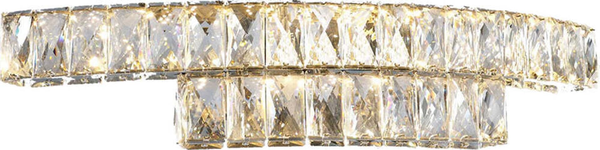 Applique-Da-Parete-Moderno-Aisha-2-Luci-Metallo-Cromato-Cristallo-Led-14,4W