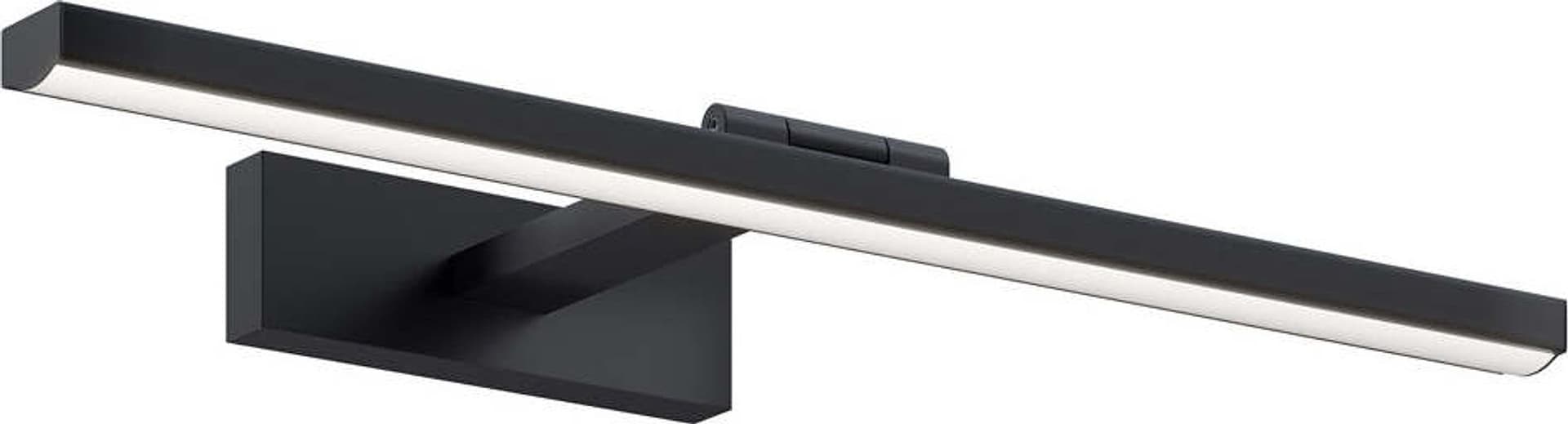Applique-Da-Parete-Moderno-Bris-Metallo-Nero-Acrilico-1-Luce-Led-12W