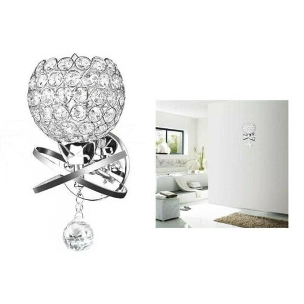 Applique Da Parete Moderno Paralume Con Cristalli Acrilico E Pendente Casa, arredamento e bricolage > Illuminazione da interno > Applique per interno Trade Shop italia - Napoli, Commerciovirtuoso.it