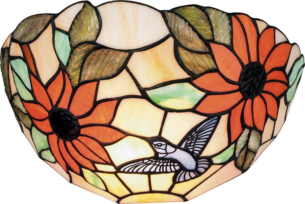 Applique Dafne Vetro Tiffany 1Xe27 30X16X15Cm Illuminazione/Illuminazione per interni/Illuminazioni per pareti/Applique Led Mall Home - Napoli, Commerciovirtuoso.it