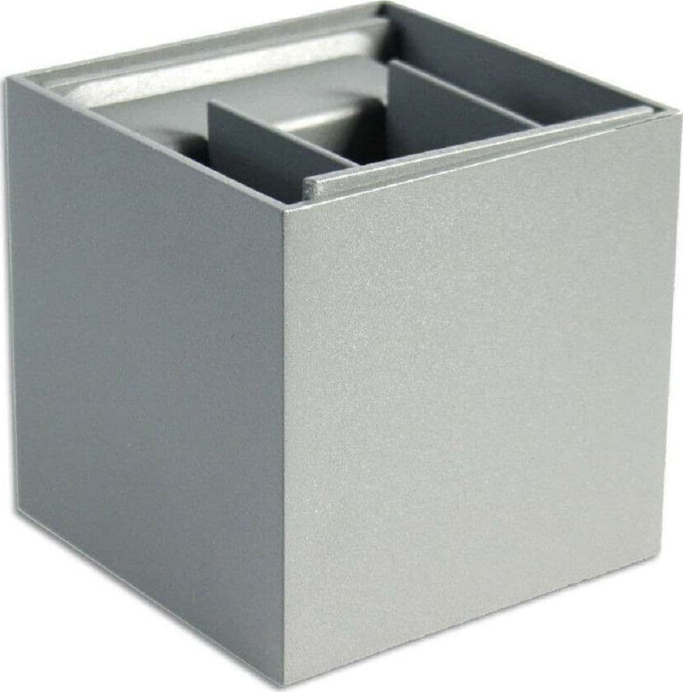 Applique-Doppia-Emissione-Led-Cob-12w-Esterno-Luce-4000k-3000k-6500k-Grigio-Es46