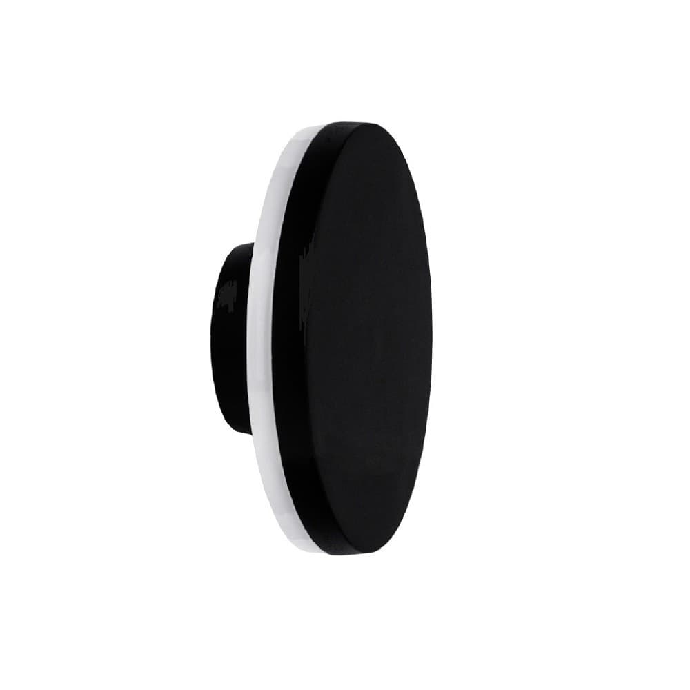 Applique Esterno 12w Nera Tonda Slim Ip65 Alluminio Luce Naturale 4000k Xc-9286 Illuminazione/Illuminazione per esterni/Lampade da parete Trade Shop italia - Napoli, Commerciovirtuoso.it