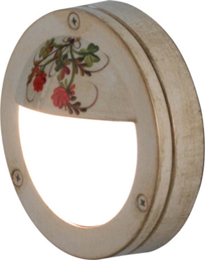 Applique-Esterno-Classica-Brindisi-Metallo-Ceramica-Bianco-Sfumato-Oro-1-Luce-G9