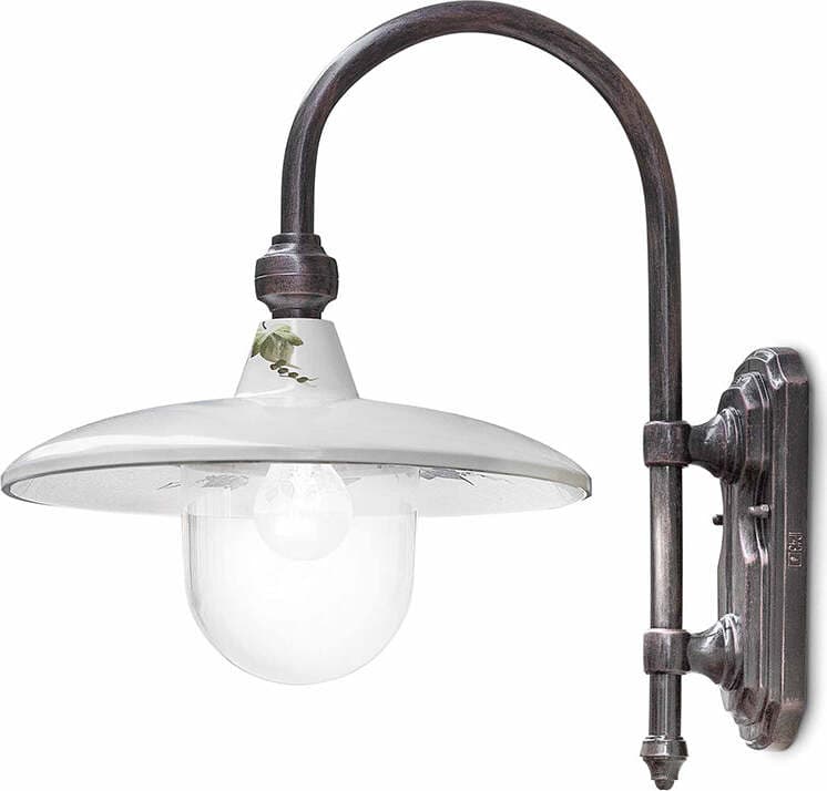 Applique-Esterno-Classica-Campobasso-Metallo-E-Ceramica-Nero-Sfumato-1-Luce-E27