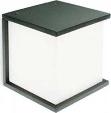 Applique-Esterno-Contemporanea-Dodo-Alluminio-E-Termoplastica-Grigio-1-Luce-E27