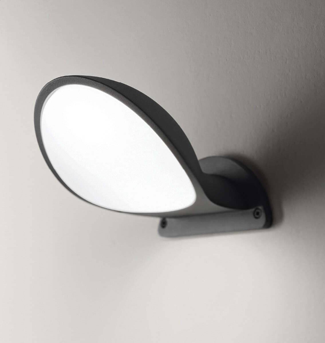 Applique-esterno-Gea-Led-IRIS-GES751-IP65-antracite-alluminio-lampada-parete-moderna