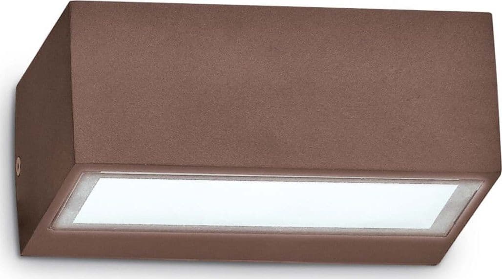 Applique-esterno-Ideal-Lux-TWIN-AP1-213330-G9-LED-IP44-alluminio-lampada-parete-classica-biemissione