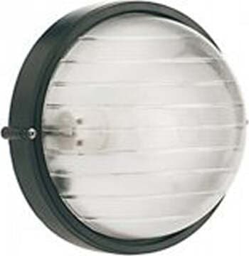 Applique-Esterno-Piccola-Industriale-Tonda-Alluminio-E-Vetro-Nero-1-Luce-E27