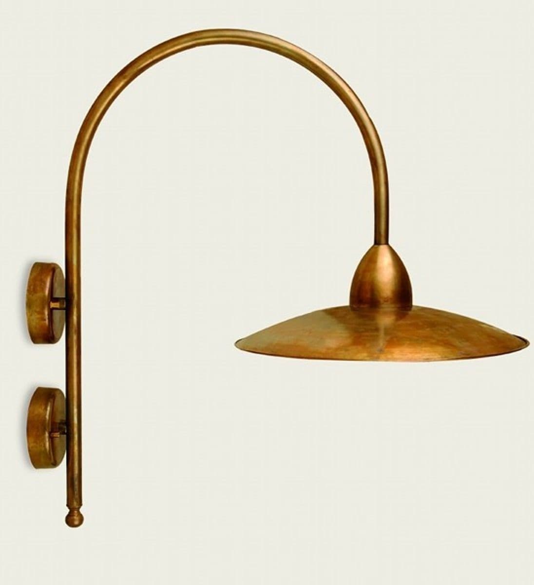 Applique-esterno-rustico-Lampadari-Bartalini-CRISGO-AB35-E27-LED-ottone-lampada-parete