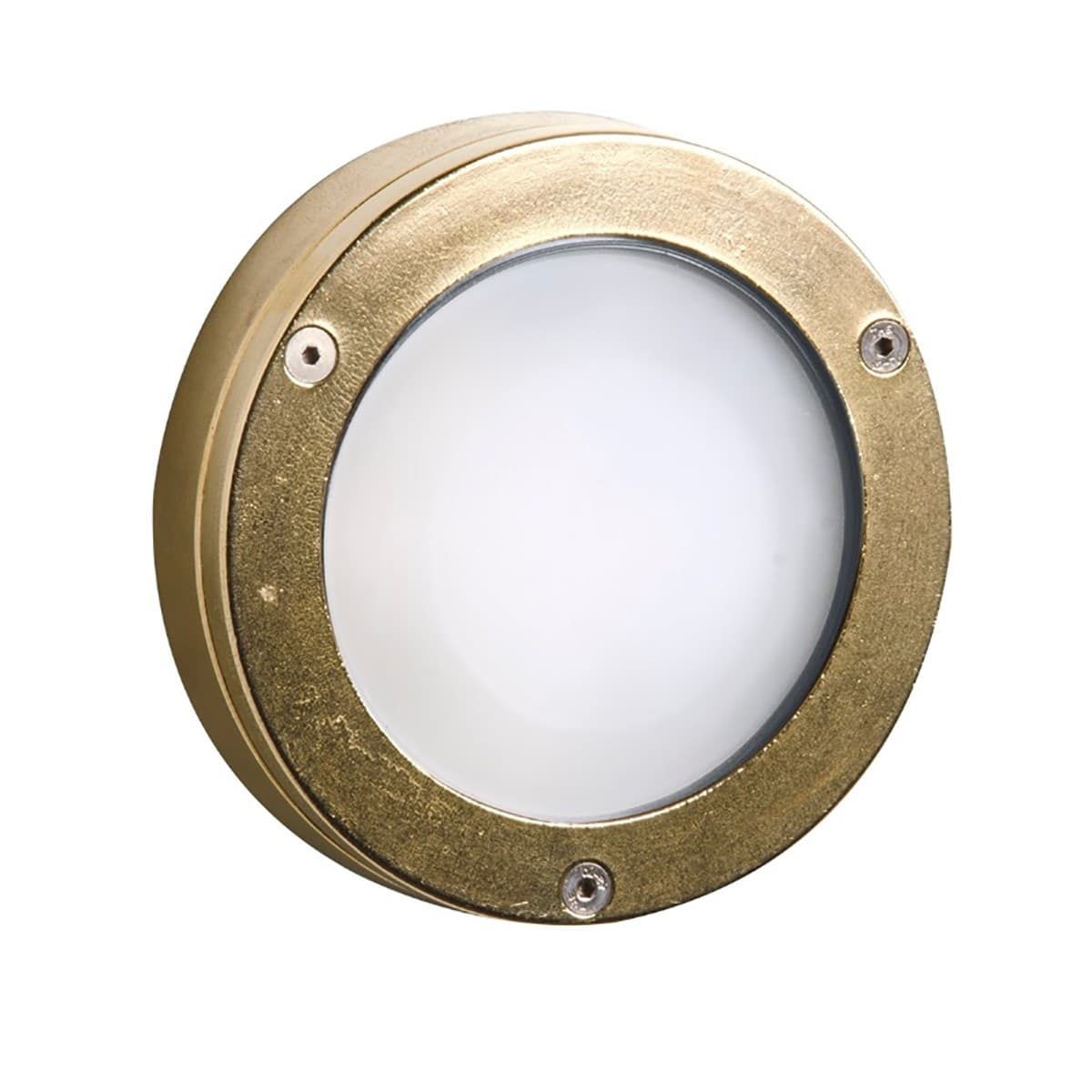 Applique-esterno-rustico-Lampadari-Bartalini-SOL-1-OV-831-AO-GX53-LED-ottone-lampada-parete-soffitto