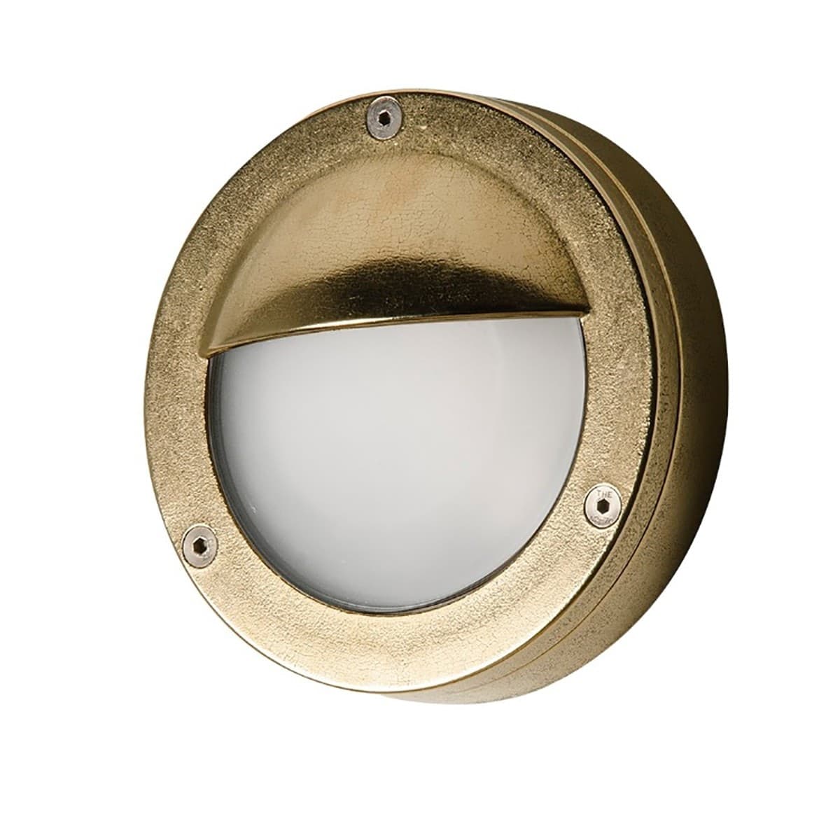 Applique-esterno-rustico-Lampadari-Bartalini-SOL-4-OV-830-AO-GX53-LED-ottone-lampada-parete