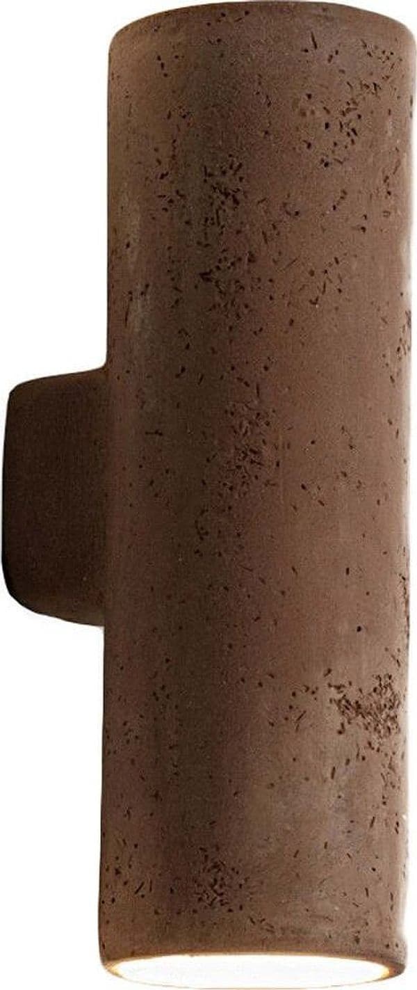 Applique-esterno-Toscot-HANS-1192-GU10-LED-IP55-lampada-parete-biemissione-rustica