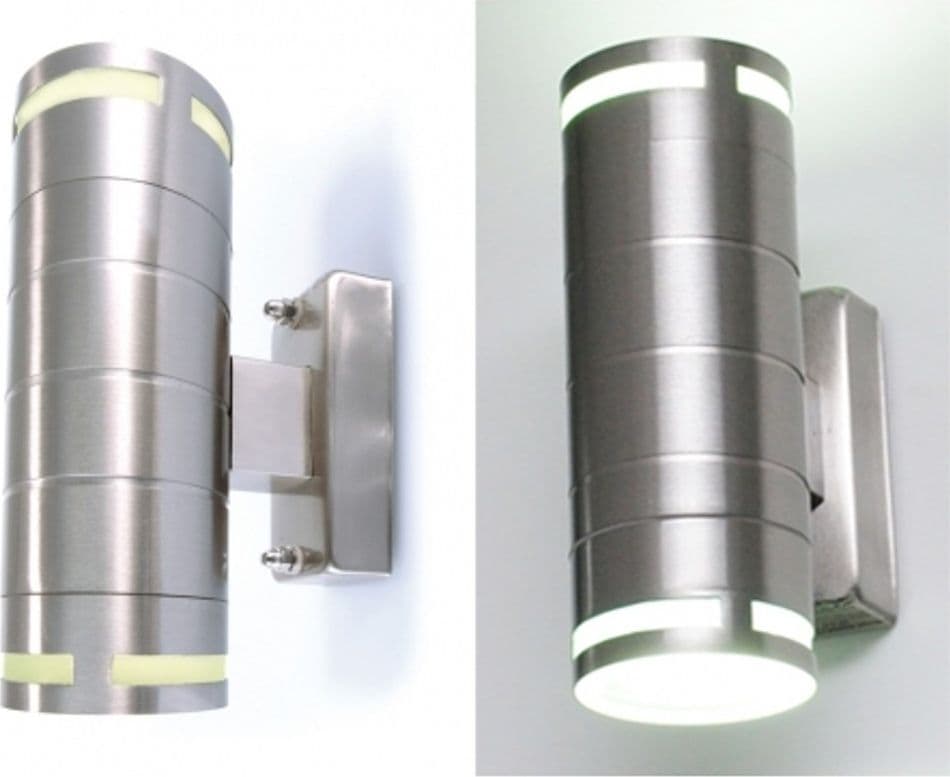 APPLIQUE FARETTO PLAFONIERA DOPPIO FARETTO FASCIO BORDO DW ACCIAIO 160X9.2X6 CM Illuminazione/Illuminazione per esterni/Lampade da parete Trade Shop italia - Napoli, Commerciovirtuoso.it