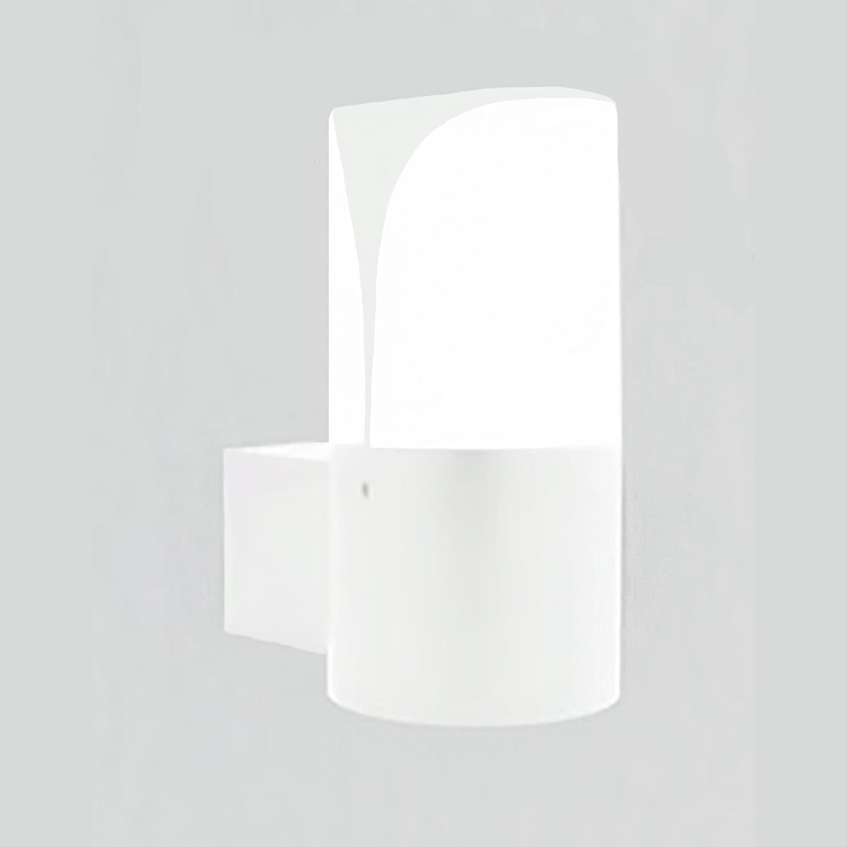 Applique-Gea-Led-STELE-UP-GES713-E27-LED-IP44-alluminio-bianco-lampada-parete-moderna-esterno