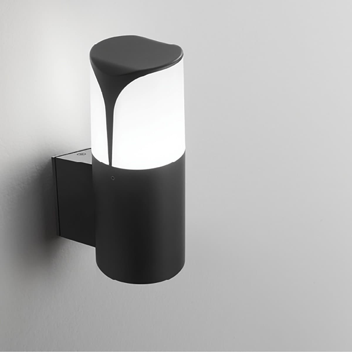 Applique-Gea-Led-STELE-UP-GES733-E27-LED-IP44-alluminio-antracite-lampada-parete-moderna-esterno