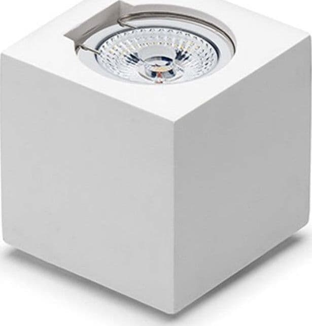 Applique-gesso-Belfiore-9010-ECNO-2452.35-GU10-LED-lampada-parete-monoemissione
