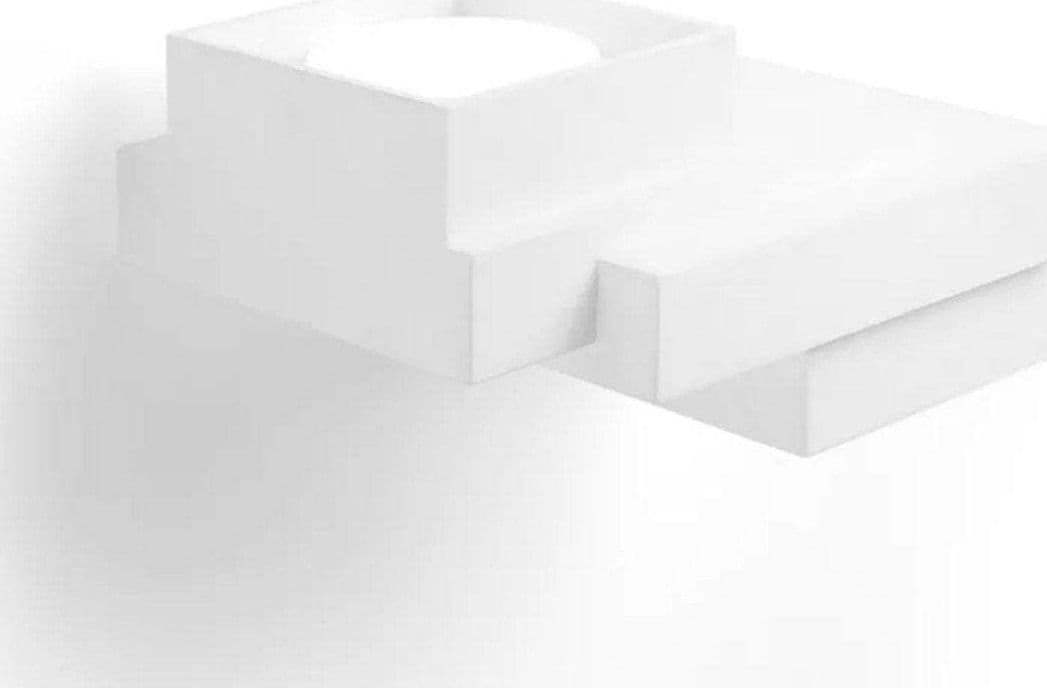 Applique-gesso-Sforzin-illuminazione-SIBARI-T380-GX53-LED-moderno-biemissione-lampada-parete