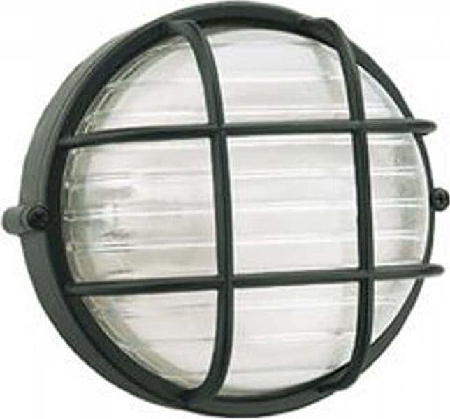 Applique-Grande-Gabbia-Industriale-Tonda-Alluminio-E-Vetro-Nero-1-Luce-E27