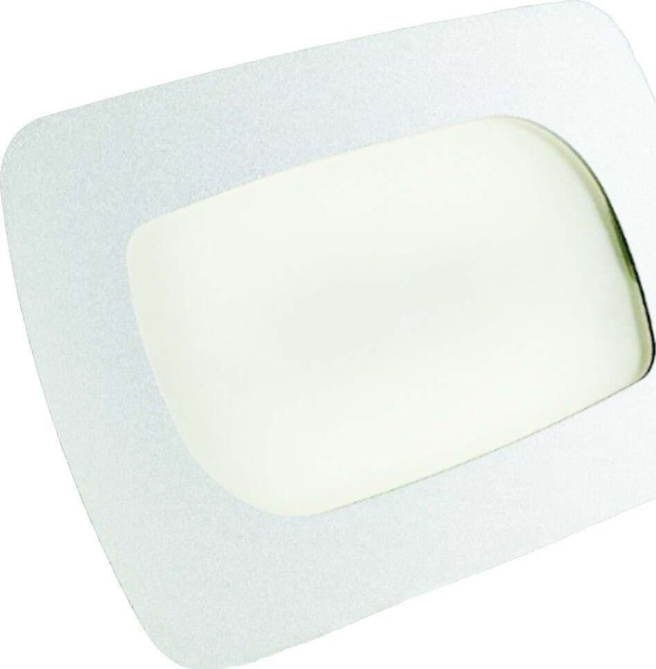 Applique-Illuminando-STONE-AP-P-15W-LED-1500LM-3000°K-lampada-parete-soffitto-metallo-acrilico-bianco-moderno-rettangolare