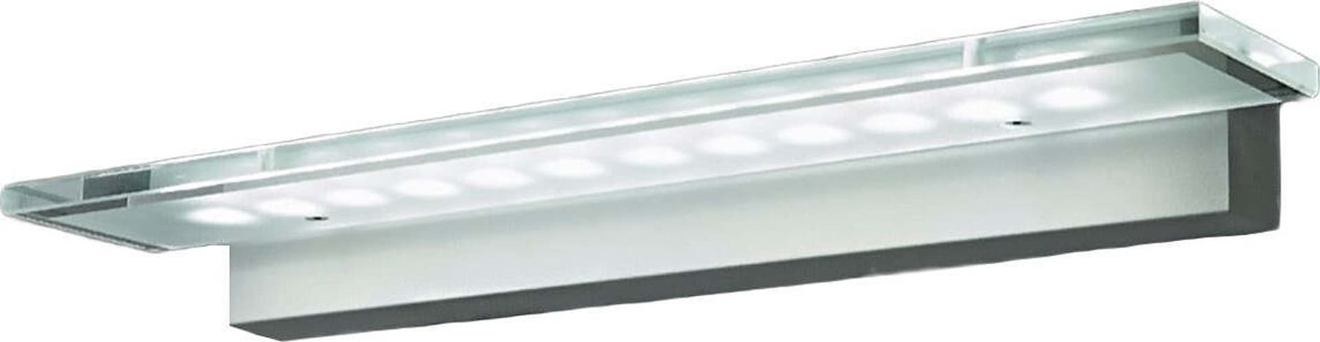 Applique-Illuminando-TECLA-12W-LED-1104LM-3000°K-vetro-lampada-parete-moderna-modulo-led-interno