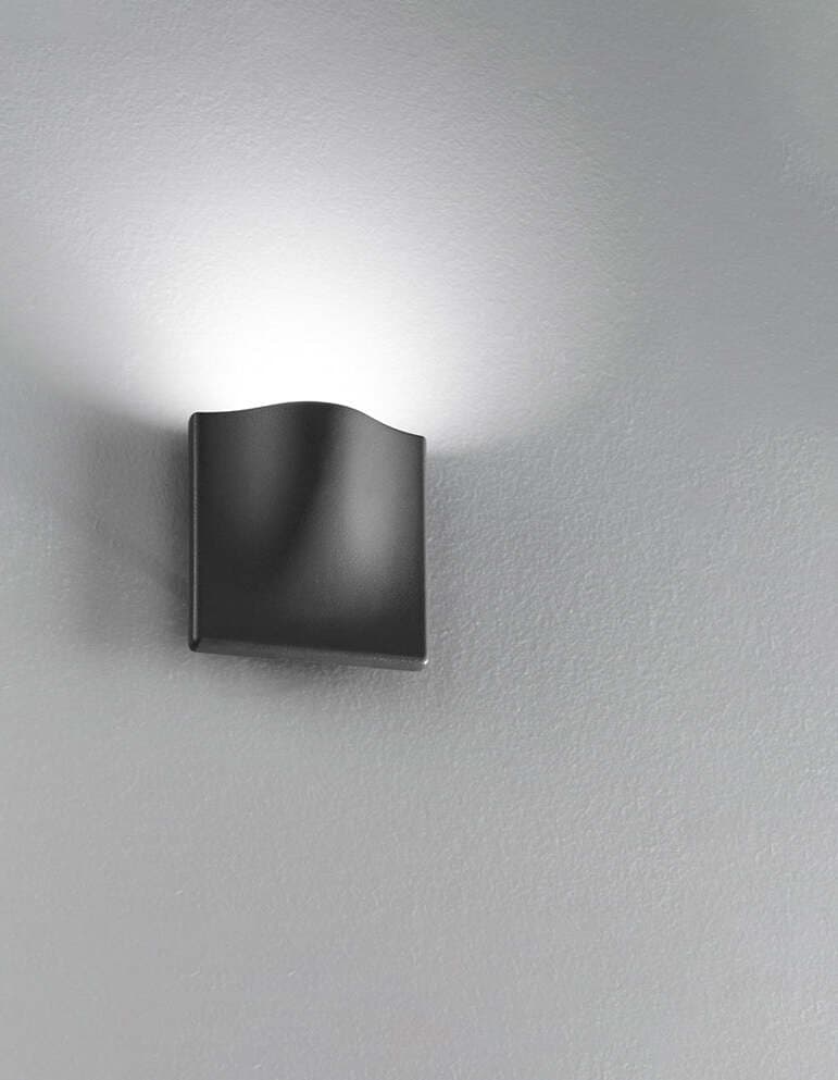 Applique-In-Alluminio-Moderna-Collina-Grigio-Led-Piccola