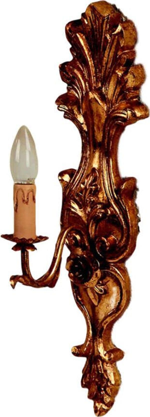 Applique-In-Legno-Oro-1-Luce-Avvoltoio