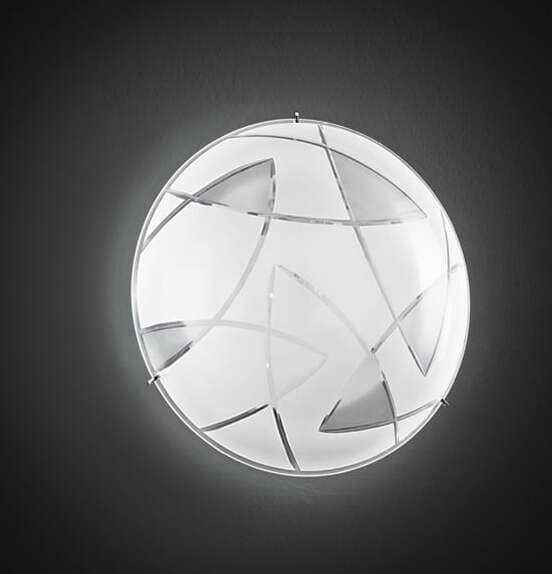 Applique-In-Metallo-Moderna-Fish-Bianco-1-Luce-E27