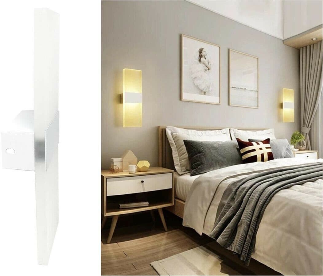 Applique In Vetro Da Parete Luce . Calda 3000k Lampada Led Interno 8 W Universo in Lampade da parete GloriaShopOnline - San Prisco, commercioVirtuoso.it