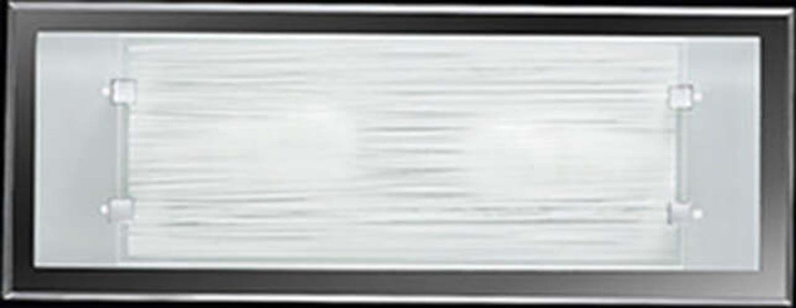 Applique-In-Vetro-Satinato-Moderna-Frame-Bianco-2-Luci-E27