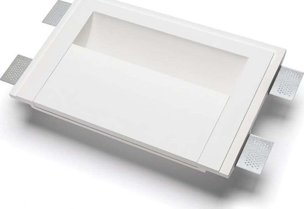 Applique-incasso-Belfiore-9010-CAPSULA-BIG-2416D-3032-LED-cristaly-verniciabile-lampada-parete
