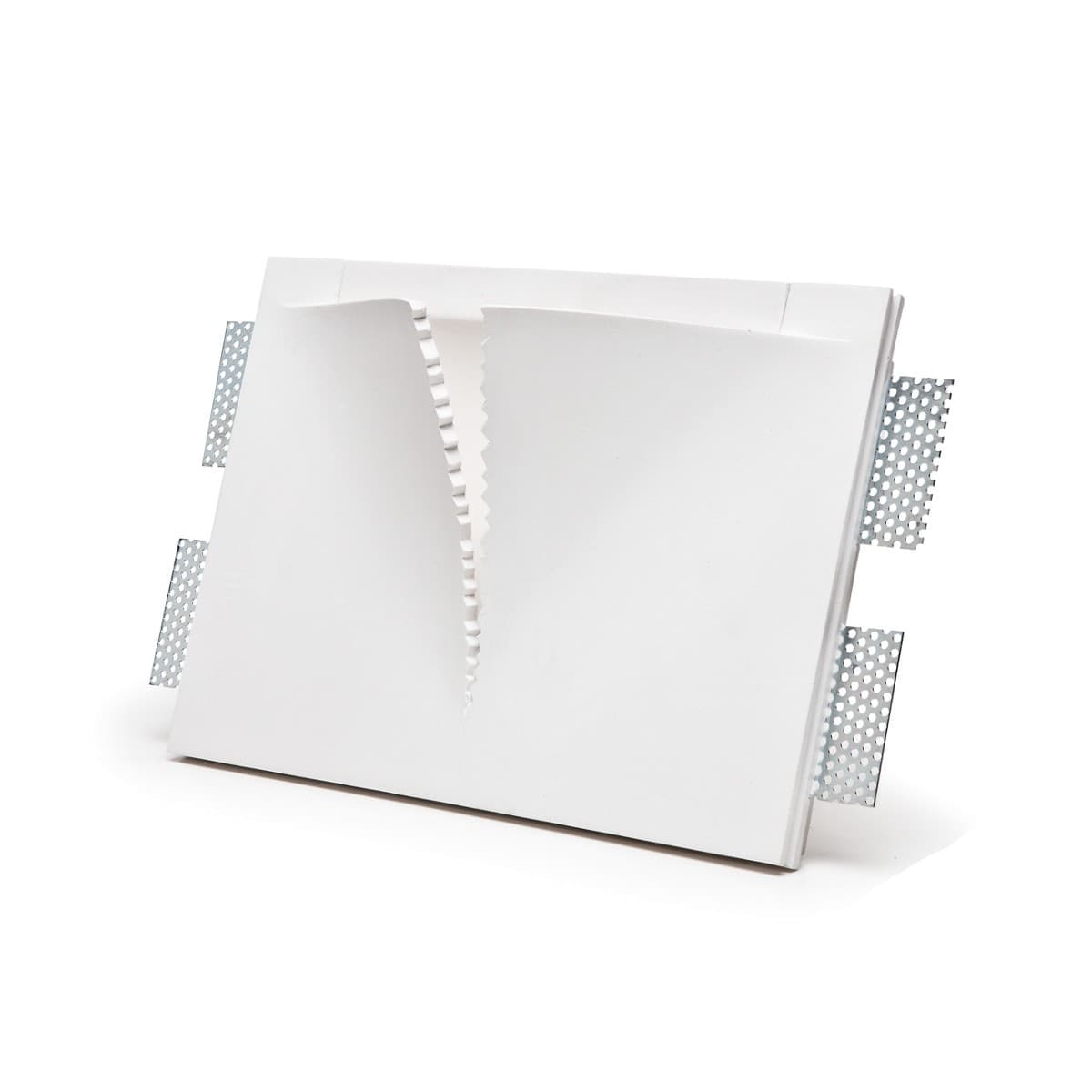 Applique-incasso-gesso-Belfiore-9010-SPAKKO-ZIG-2371A-35-GU10-LED-lampada-parete-cartongesso-muratura