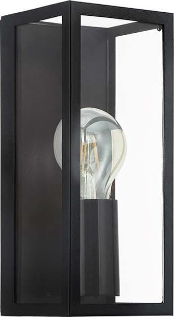 Applique-Industrial-Amezola-1-Luce-Metallo-Nero