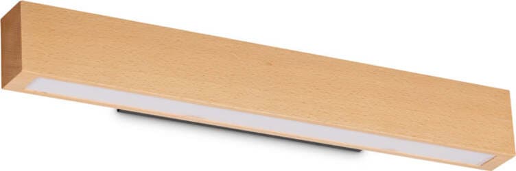 Applique-Industrial-Minimal-Craft-Legno-Marrone-Led-18W-3000K-Luce-Calda