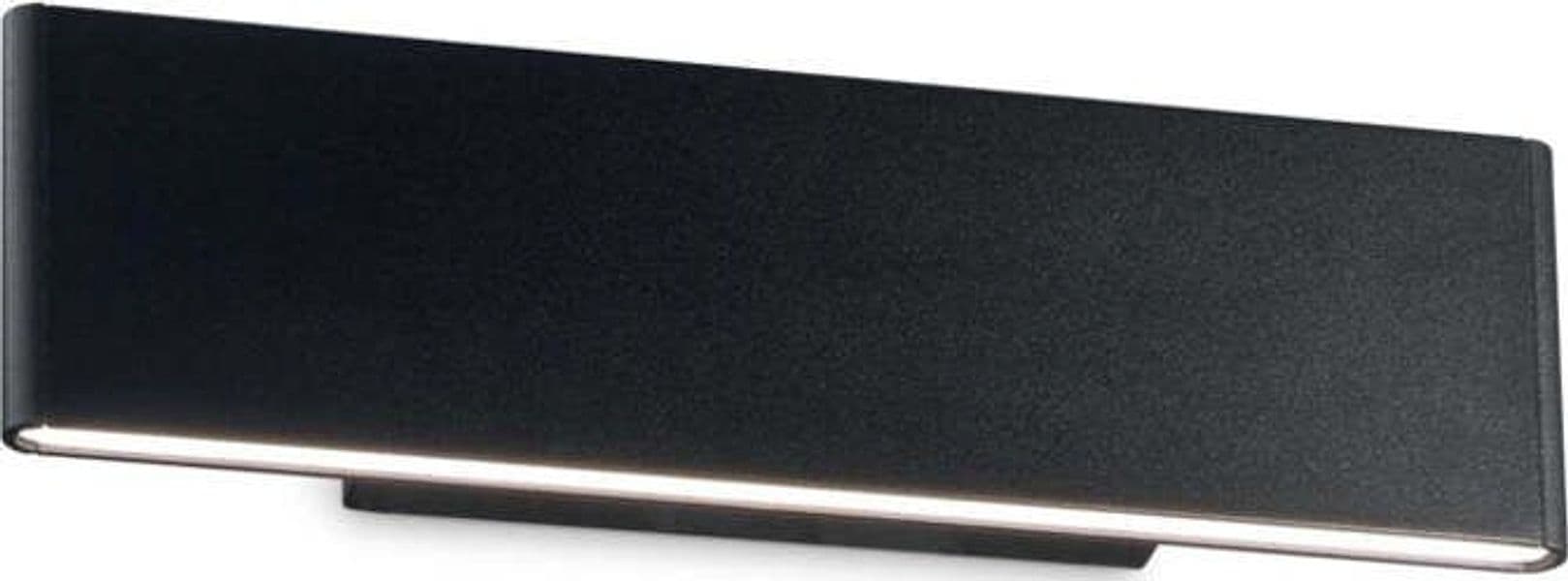 Applique-Industrial-Minimal-Desk-Metallo-Nero-Led-12,5W-3000K-Luce-Calda