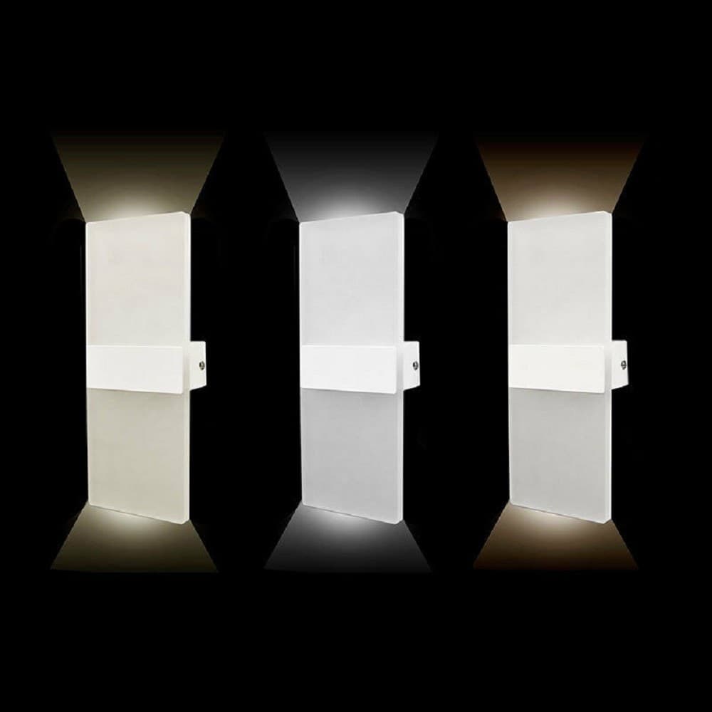 Applique Lampada Parete Led 8watt Doppia Emissione Luce 3000k 4000k 6500k E37 Illuminazione/Illuminazione per interni/Illuminazioni per pareti/Applique Trade Shop italia - Napoli, Commerciovirtuoso.it