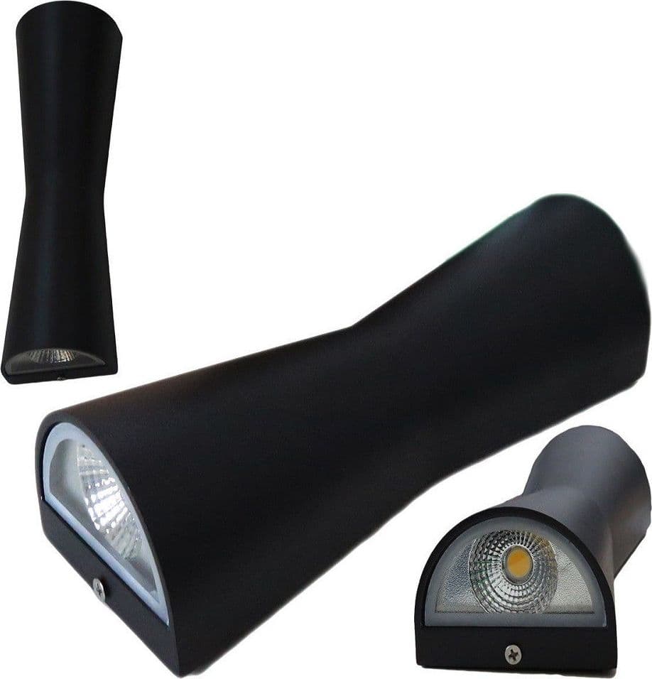 Applique Lanterna A Parete Da Esterno 10w A Doppio Led 5w + 5w Luce 6500k Illuminazione/Illuminazione per esterni/Lampade da parete Trade Shop italia - Napoli, Commerciovirtuoso.it