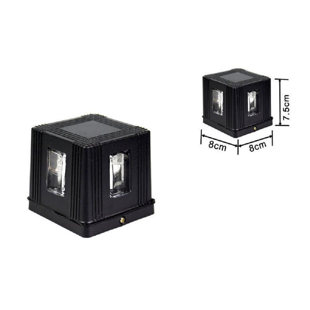 Applique Led 2,5 W Esterno Lampada Cubo A Parete Luce Moderna Giardino Nero Es32 Articoli da Giardino > Illuminazione da esterno > Applique da esterno Trade Shop italia - Napoli, Commerciovirtuoso.it