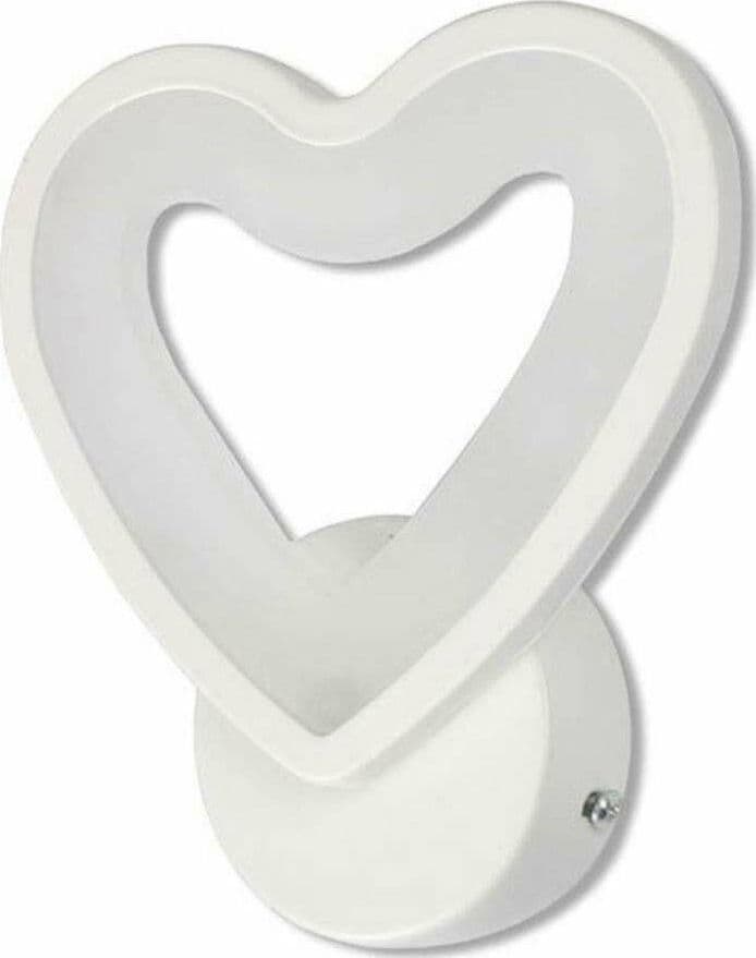 Applique Led A Cuore 6w Lampada A Parete Lumetto Luce Fredda Calda Naturale E28 Casa, arredamento e bricolage > Illuminazione da interno > Applique per interno Trade Shop italia - Napoli, Commerciovirtuoso.it