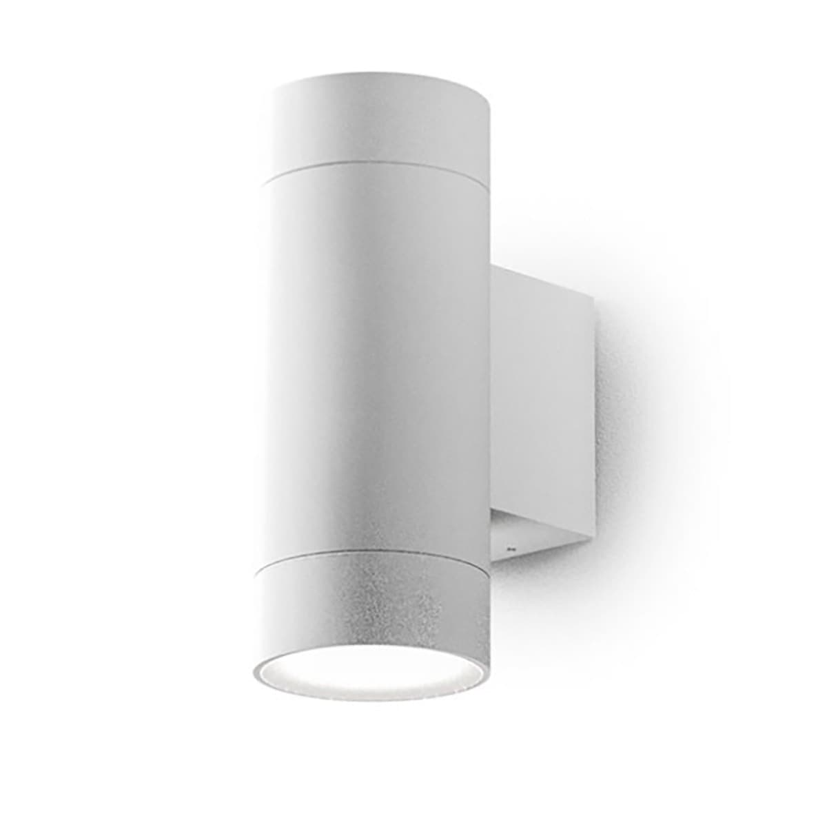 Applique-led-Gea-Led-LILY-B-GES1064-GU10-IP54-bianco-lampada-parete-alluminio-biemissione-moderno