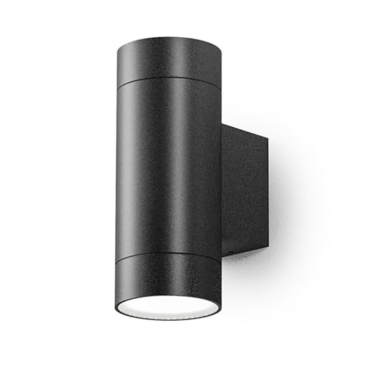 Applique-led-Gea-Led-LILY-B-GES1065-GU10-IP54-antracite-lampada-parete-alluminio-biemissione-moderno