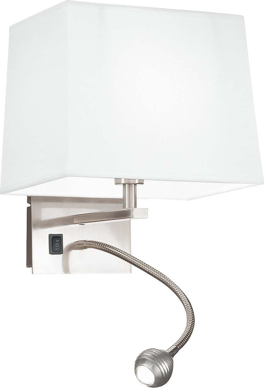 Applique Led Helly Piramidale Bianco 1Xe14 + 1X3W 160Lm 4500K 22X24X25Cm Illuminazione/Illuminazione per interni/Illuminazioni per pareti/Applique Led Mall Home - Napoli, Commerciovirtuoso.it