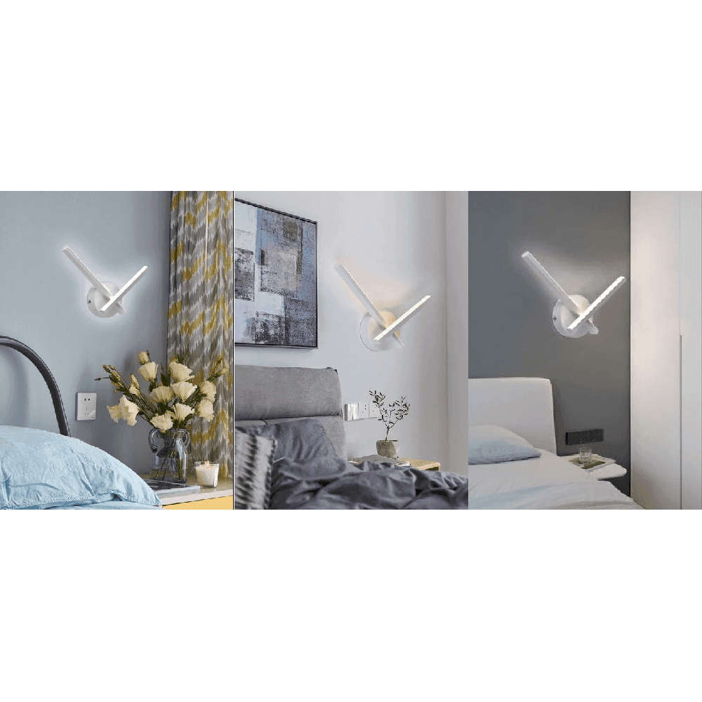 Applique Led Parete 6 W 2 Bracci Incrociati Moderno Luce 3000k 4000k 6500k E67-b Casa, arredamento e bricolage > Illuminazione da interno > Applique per interno Trade Shop italia - Napoli, Commerciovirtuoso.it