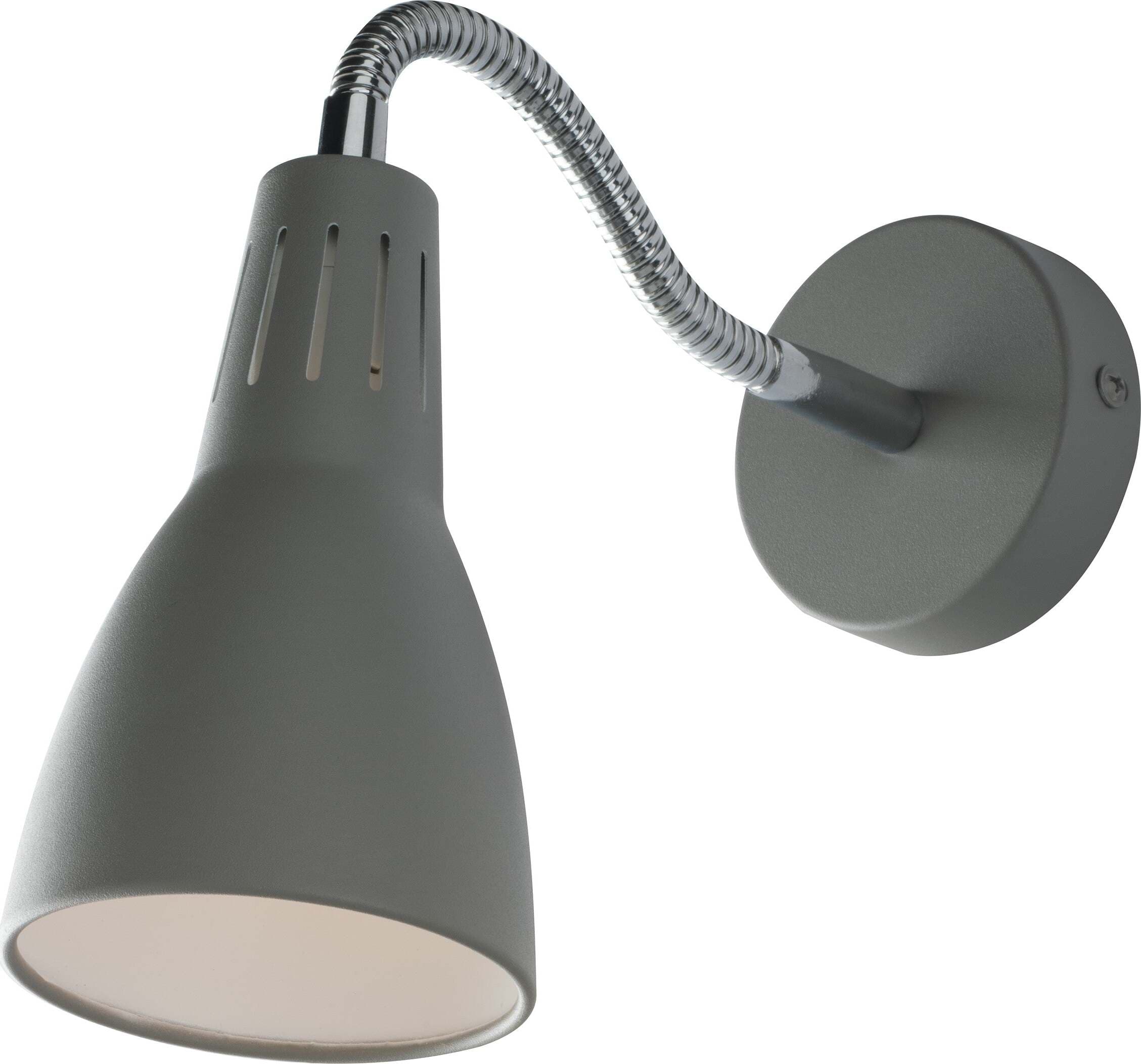 Applique Logiko Grigio 1Xe14 33,5X8,5X8,5Cm Illuminazione/Illuminazione per interni/Illuminazioni per pareti/Applique Led Mall Home - Napoli, Commerciovirtuoso.it
