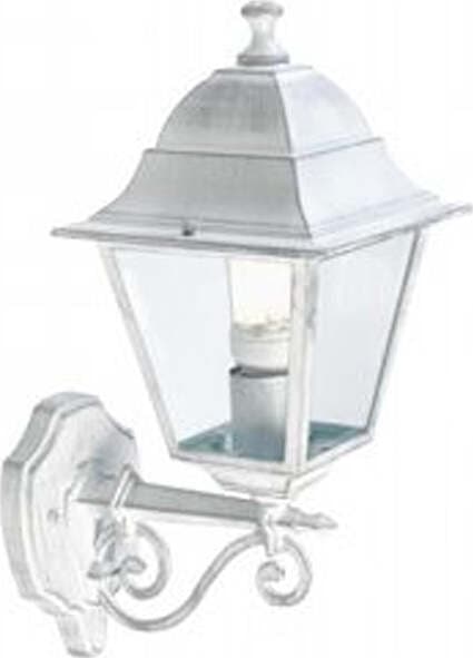 Applique-Media-Da-Esterno-Old-Alluminio-E-Vetro-Bianco-E-Arg.-1-Luce-E27