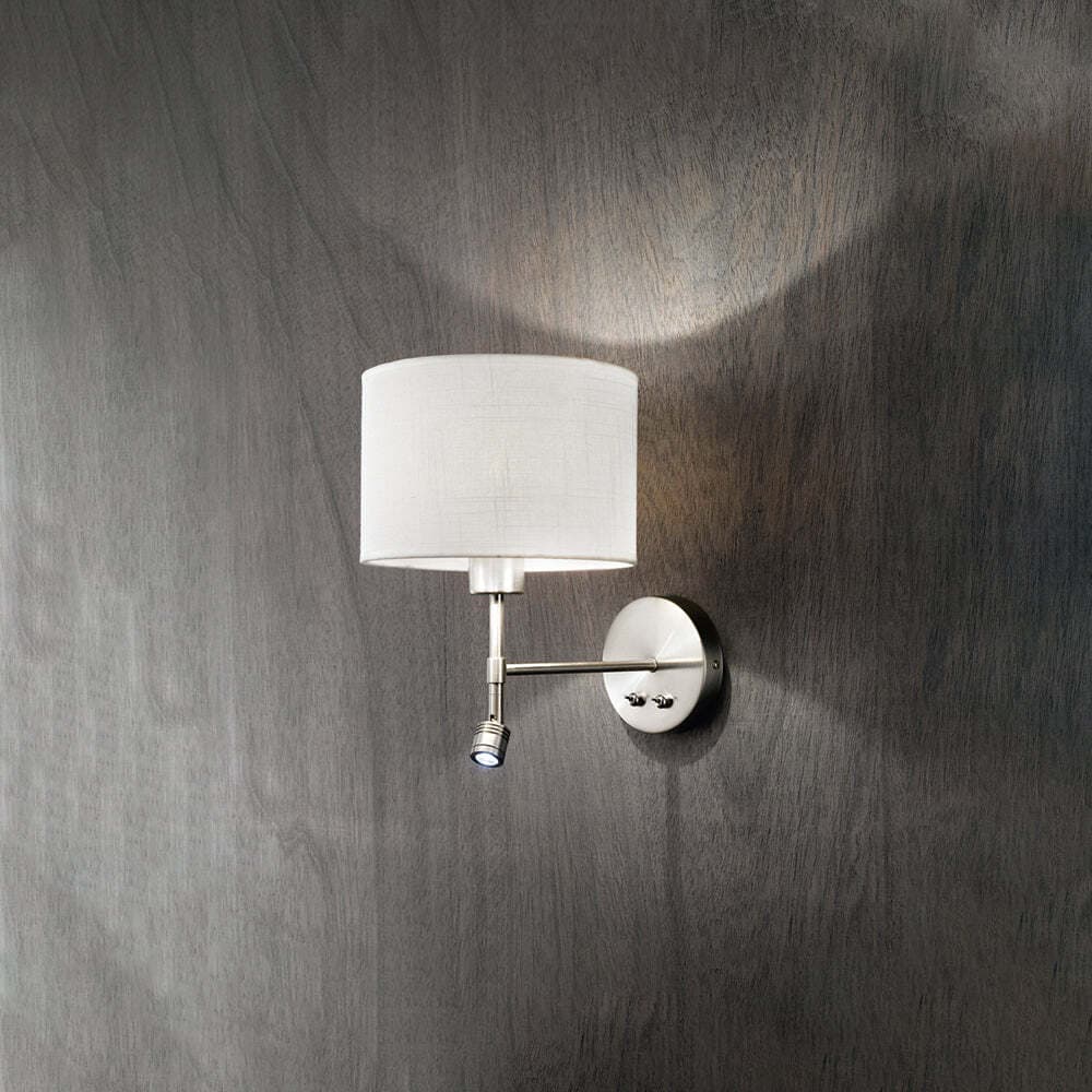Applique-Metallo-Moderna-Round-Hotel-Cromo-Spazzolato-1-Luce-E27