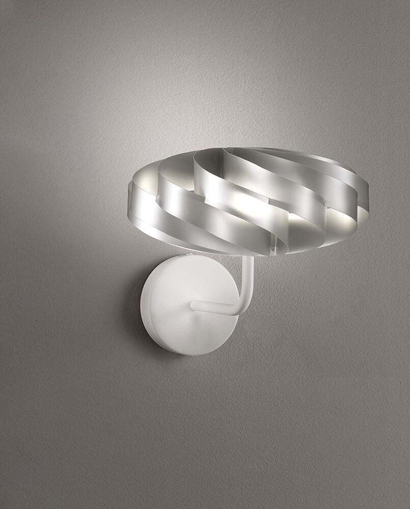 Applique-Moderna-1-Luce-Flat-In-Polilux-Silver-D30-Made-In-Italy