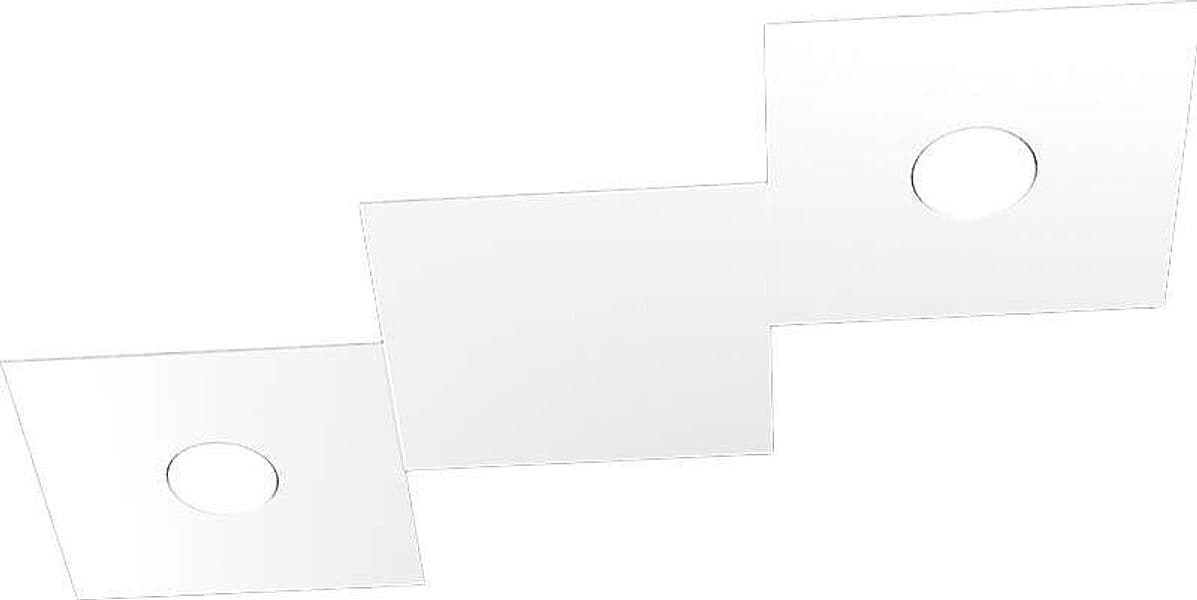 Applique-Moderna-3-Moduli-Eccentric-Metallo-Bianco-2-Luci-Gx53